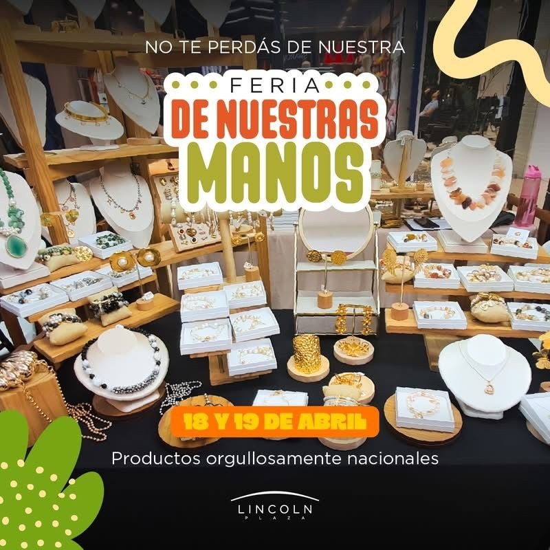 Feria "De nuestras manos" llega a Lincoln Plaza con productos 100% artesanales